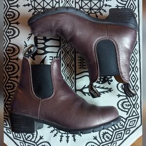 Blundstone Heeled Ankle Boot Brown Metallic